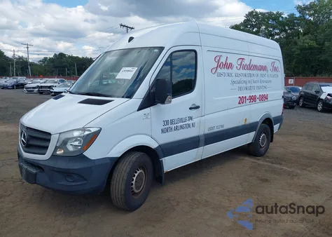 2016 Mercedes-Benz Sprinter 2500 Normal Roof from USA, damaged, VIN WD3PE7DD0GP349354